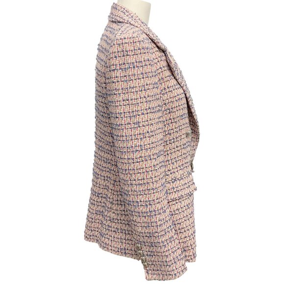 Veronica Beard Khaki Multi Taja Dickey Jacket - Picture 2 of 4